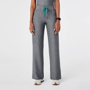 FIGS High Waisted Isabel Wide Leg Scrub Pants